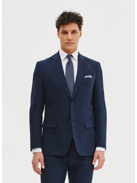 Pako Lorente Pako Lorente Marynarka P25SF-3G-021 Granatowy Slim Fit