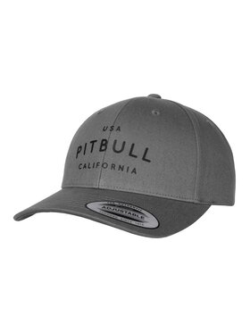 PITBULL PITBULL Czapka z daszkiem Czapka Snapback USA Cal uniwersalny Szary