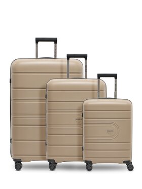 Redolz Redolz Komplet walizek 276406 Beżowy