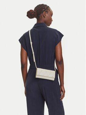 Calvin Klein Calvin Klein Ročna torba Ck Woven Convertible Wallet Bag K60K612970 Bela