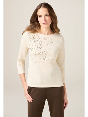 Oltre Oltre T-shirt G056J004605N011 Bianco Regular Fit