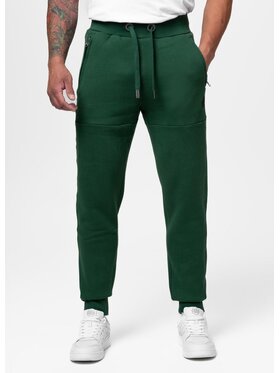PITBULL PITBULL Spodnie dresowe SMALL LOGO HD Zielony Regular Fit