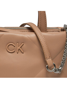 Calvin Klein Ročna Torba Re-Lock Quilt Tote Mini K60K611340 Bež