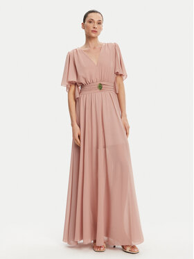 Fracomina Fracomina Abendkleid FQ25SD3011W41201 Rosa Regular Fit