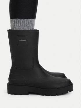 Calvin Klein Calvin Klein Gumene čizme Rainboot Rubber HW0HW03179 Crna