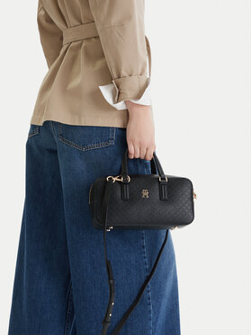 Tommy Hilfiger Tommy Hilfiger Handtasche Th Daily Crossover Mono AW0AW18415 Schwarz