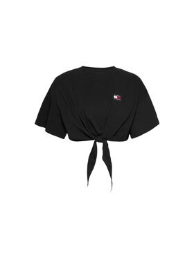 Tommy Hilfiger Tommy Hilfiger Top q-roa-36002 Czarny Regular Fit