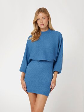 Guess Guess Sweter 155231 Niebieski Classic Fit
