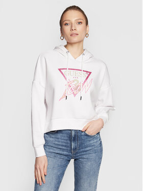 Guess Guess Sweatshirt Icon Weiß Regular Fit