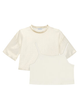 Mayoral Mayoral Блузка 6149 Бежевий Regular Fit