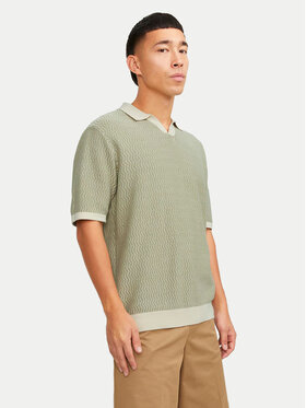 Jack&Jones Jack&Jones Polo Jormykonos 12255950 Zelena Regular Fit