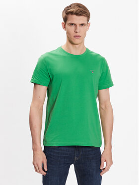 Gant Gant T-Shirt 234100 Zelená Regular Fit