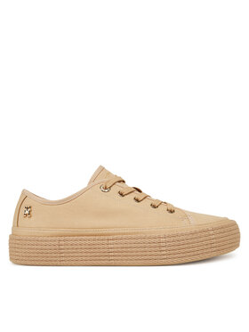 Tommy Hilfiger Tommy Hilfiger Espadrilles Vulc Espadrille Sneaker FW0FW08404 Beige