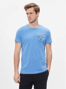 Tommy Hilfiger Tommy Hilfiger Футболка Arch Varsity Tee MW0MW33689 Cиній Regular Fit