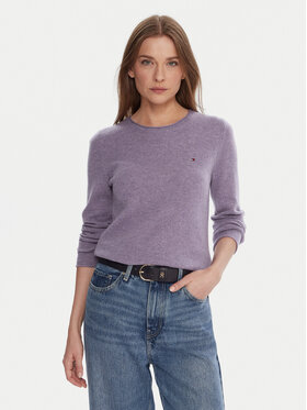 Tommy Hilfiger Tommy Hilfiger Sweater WW0WW40264 Lila Regular Fit