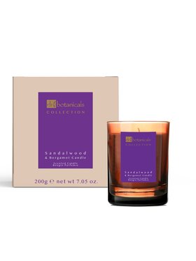 Dr Botanicals Dr Botanicals Świeca Świeca drzewo sandałowe i bergamotka 200 g Biały