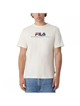 Fila Fila T-shirt Valsera Regular Logo T-shirt Écru Regular Fit