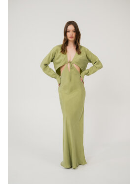 ROSE AVENUE ROSE AVENUE Sukienka koktajlowa JULIE Zielony Slim Fit