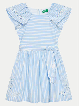 United Colors Of Benetton United Colors Of Benetton Ежедневна рокля 4ETMCV02M Син Regular Fit