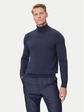 Marc O'Polo Denim Marc O'Polo Denim Rollkragenpullover 5000007221 Dunkelblau Regular Fit