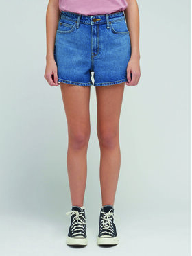 Lee Lee Szorty jeansowe Carol L37CHGB32 112330589 Niebieski Regular Fit
