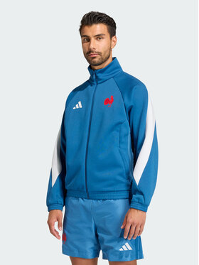 adidas adidas Wiatrówka 158858 Niebieski jasny Regular Fit