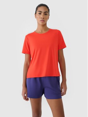 4F 4F Maglietta tecnica 4FRSS25TFTSF1236-62S Rosso Oversize
