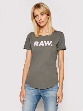 G-Star Raw G-Star Raw T-Shirt Graphic D19950-4107-1260 Γκρι Slim Fit