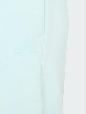 adidas adidas Spodnie materiałowe 168518 Turkusowy Regular Fit