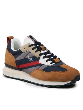 Pepe Jeans Pepe Jeans Sneakersy Foster Man Print PMS30944 Granatowy