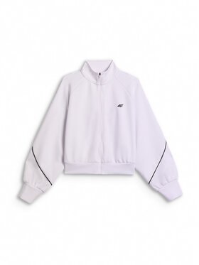 4F 4F Bluza STREFA KIBICA Biały Regular Fit