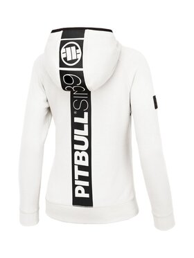 PITBULL PITBULL Bluza Bluza rozpinana z kapturem damska Fuchsia S Biały Regular Fit