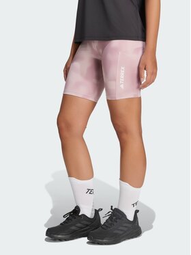 adidas adidas Szorty sportowe 168134 Fioletowy Fitted Fit