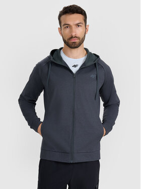 4F 4F Bluza MULTI ACTIVE Szary ciemny Regular Fit