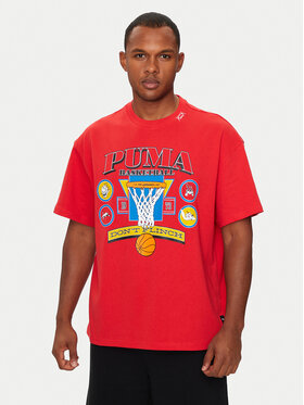 Puma Puma Футболка Crowd Craze 2 627215 Червоний Oversize