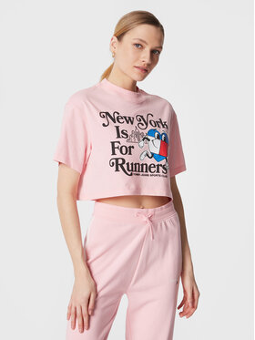 Tommy Jeans Tommy Jeans Тишърт Sportees Runners DW0DW14923 Розов Oversize