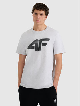 4F 4F T-Shirt NOS Szary jasny Regular Fit