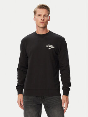 Tommy Hilfiger Tommy Hilfiger Суитшърт MW0MW44938 Черен Regular Fit