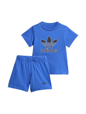 adidas adidas Set majica i hlače Big Logo Execution KA2652 Plava Regular Fit