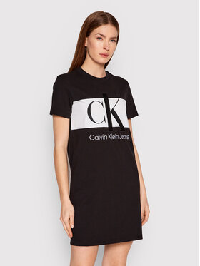Calvin Klein Jeans Calvin Klein Jeans Vsakodnevna obleka J20J218862 Črna Regular Fit