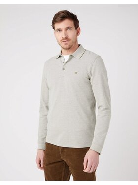 Wrangler Wrangler T-Shirt REFINED POLO Zielony Regular Fit
