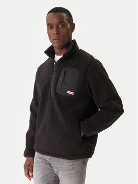 Hunter Hunter Felpa di pile Athol HARM0017252 Nero Regular Fit