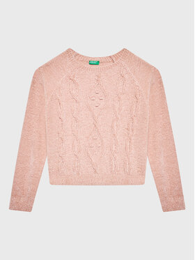 United Colors Of Benetton United Colors Of Benetton Svetr 1027C101P Růžová Regular Fit
