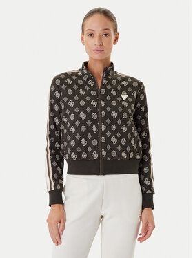 Guess Guess Bluza V5YQ07 K0282 Zielony Regular Fit