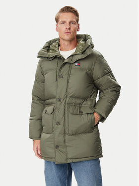 Tommy Jeans Tommy Jeans Μπουφάν χειμωνιάτικο DM0DM23730 Πράσινο Relaxed Fit