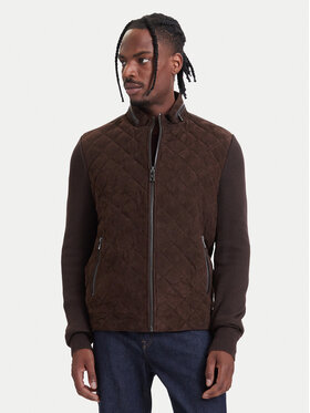 Milestone Milestone Lederjacke MSPaxton 631624 60885 Dunkelbraun Regular Fit