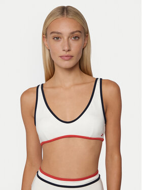 Tommy Hilfiger Tommy Hilfiger Μπικίνι πάνω μέρος UW0UW06374 Εκρού