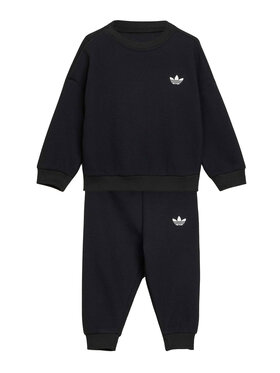 adidas adidas Jogginganzug KT1797 Schwarz Loose Fit