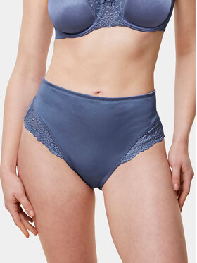 Triumph Triumph Chiloți clasici cu talie înaltă Ladyform Soft Maxi 10210671 Albastru
