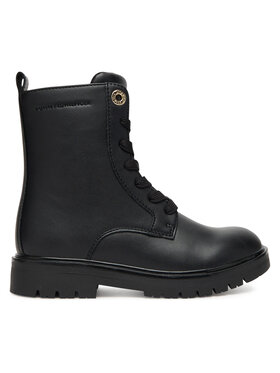 Tommy Hilfiger Tommy Hilfiger Schnürstiefeletten Lace-Up Bootie T3A5-34012-1355 S Schwarz